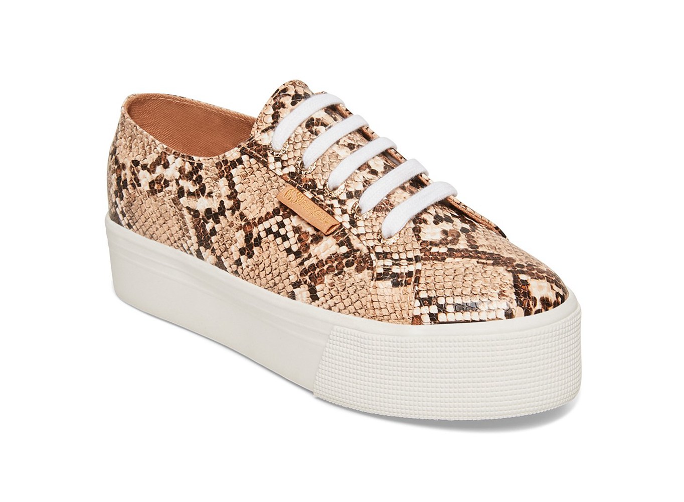 Superga Plataforma Mujer Marrones/Serpent - 2790 Snakepufanw - 398125IFG